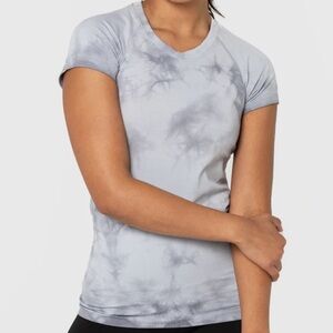 NWT Lululemon Swiftly Tech Short Sleeve Shirt 2.0 Marble Dye Rhino Grey Athletic